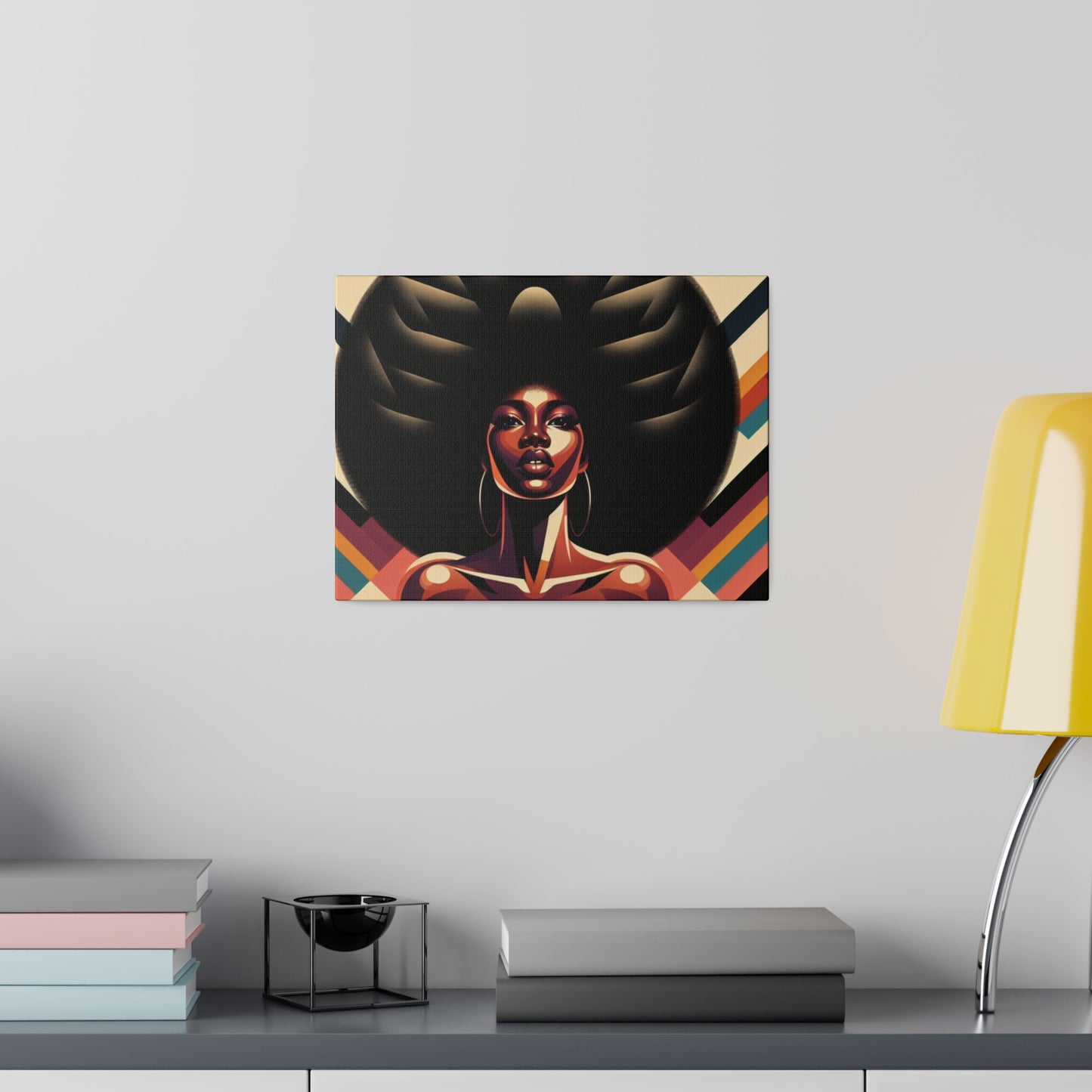 Afro-woman Original Print