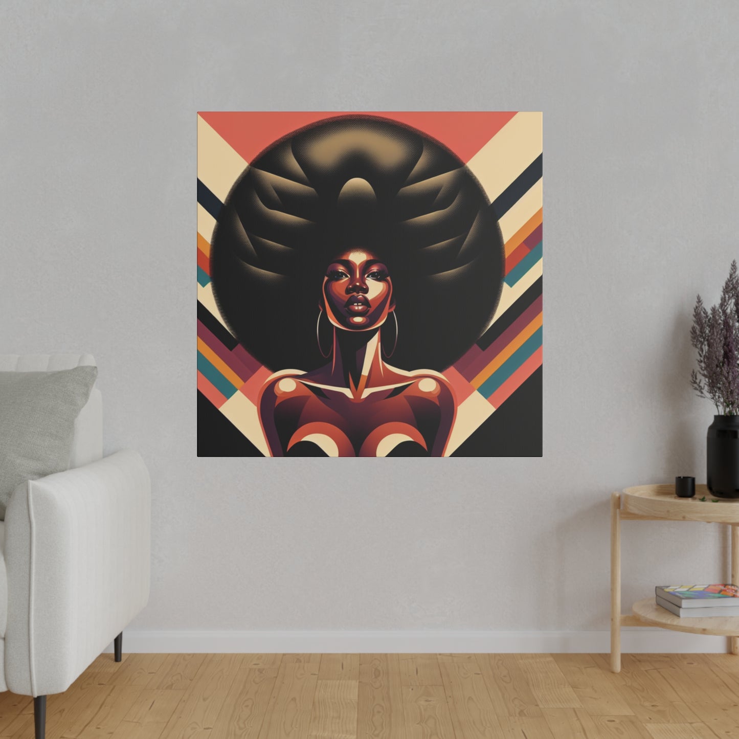 Afro-woman Original Print
