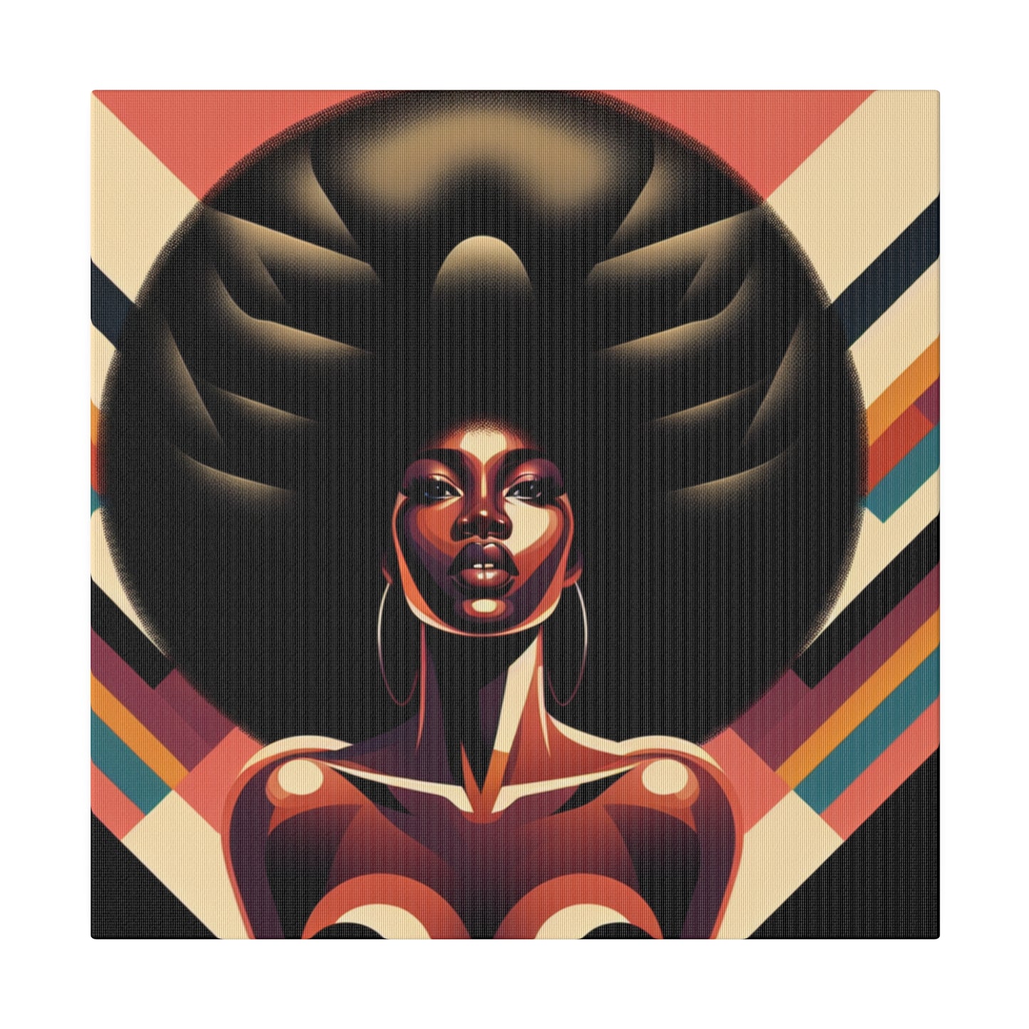 Afro-woman Original Print
