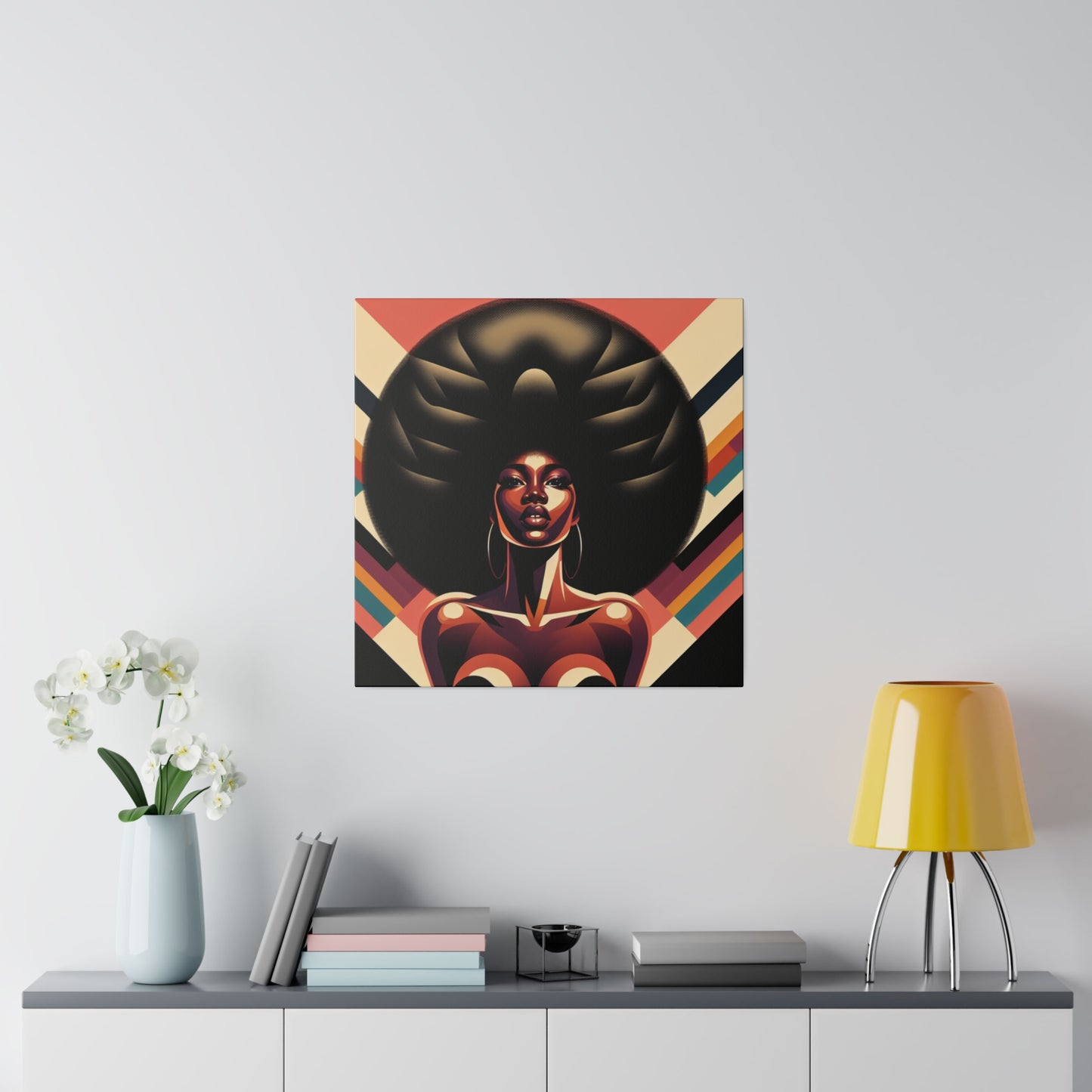 Afro-woman Original Print