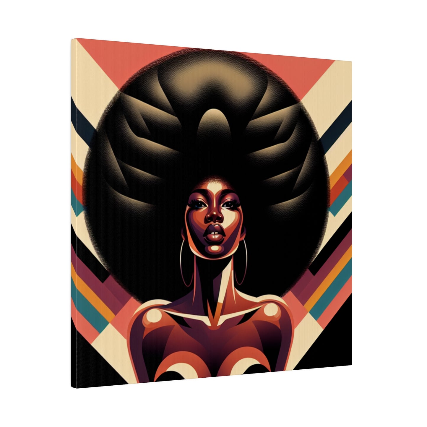 Afro-woman Original Print