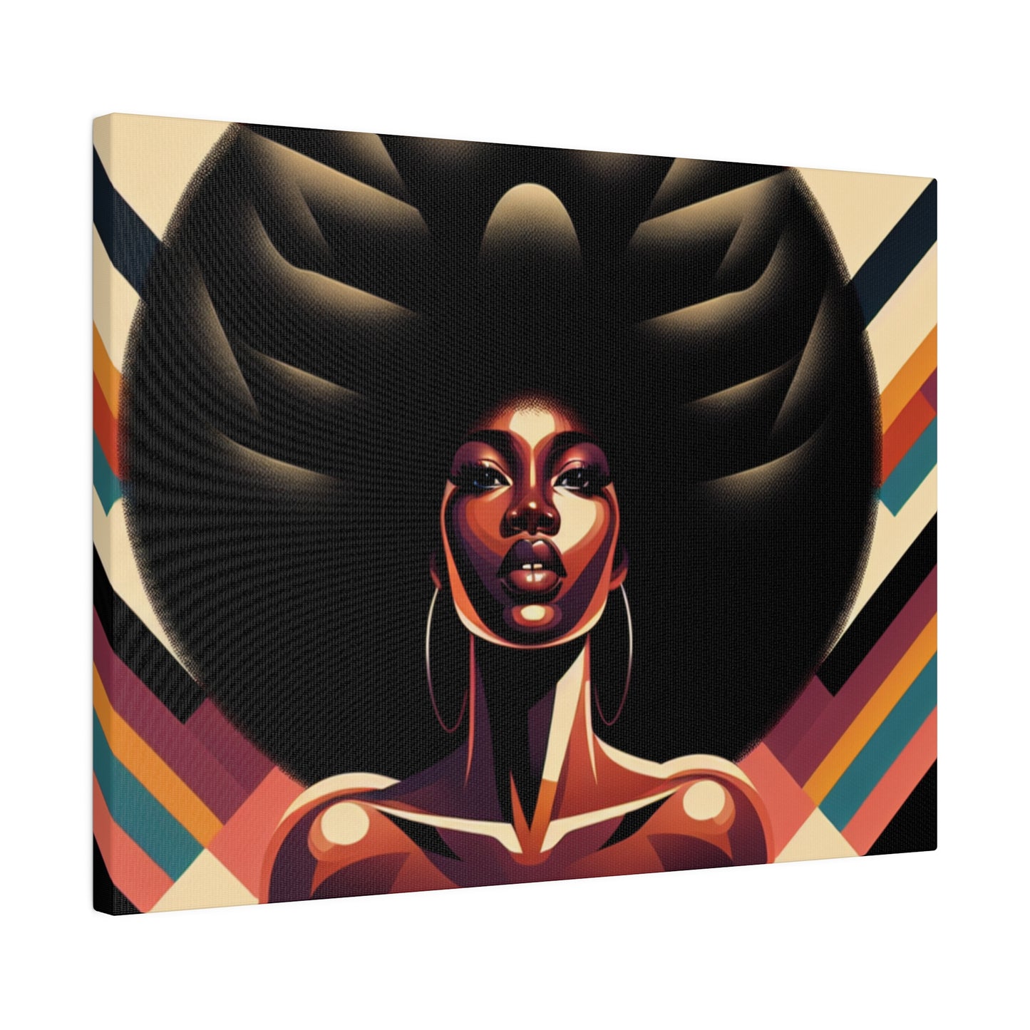 Afro-woman Original Print