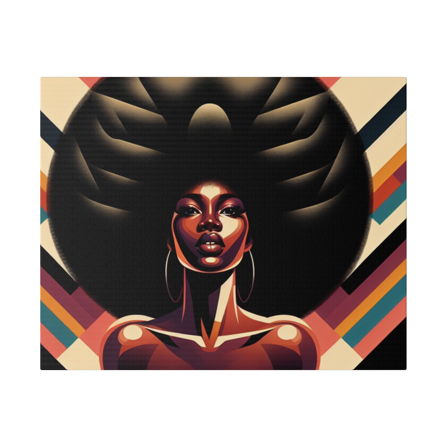 Afro-woman Original Print