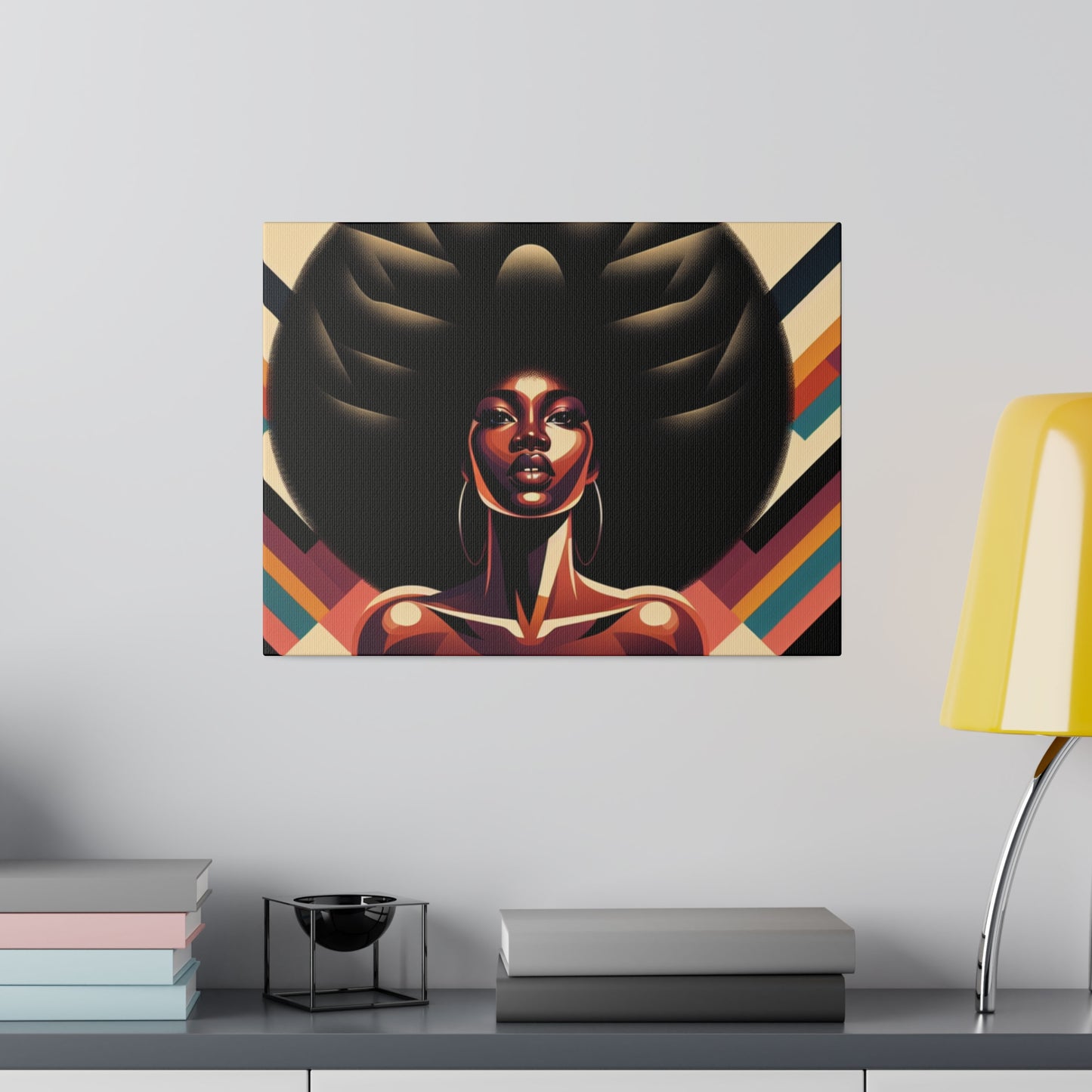Afro-woman Original Print