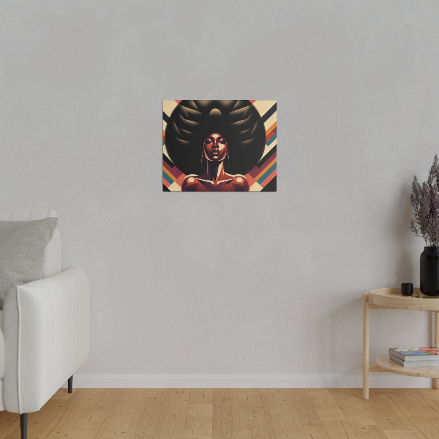 Afro-woman Original Print