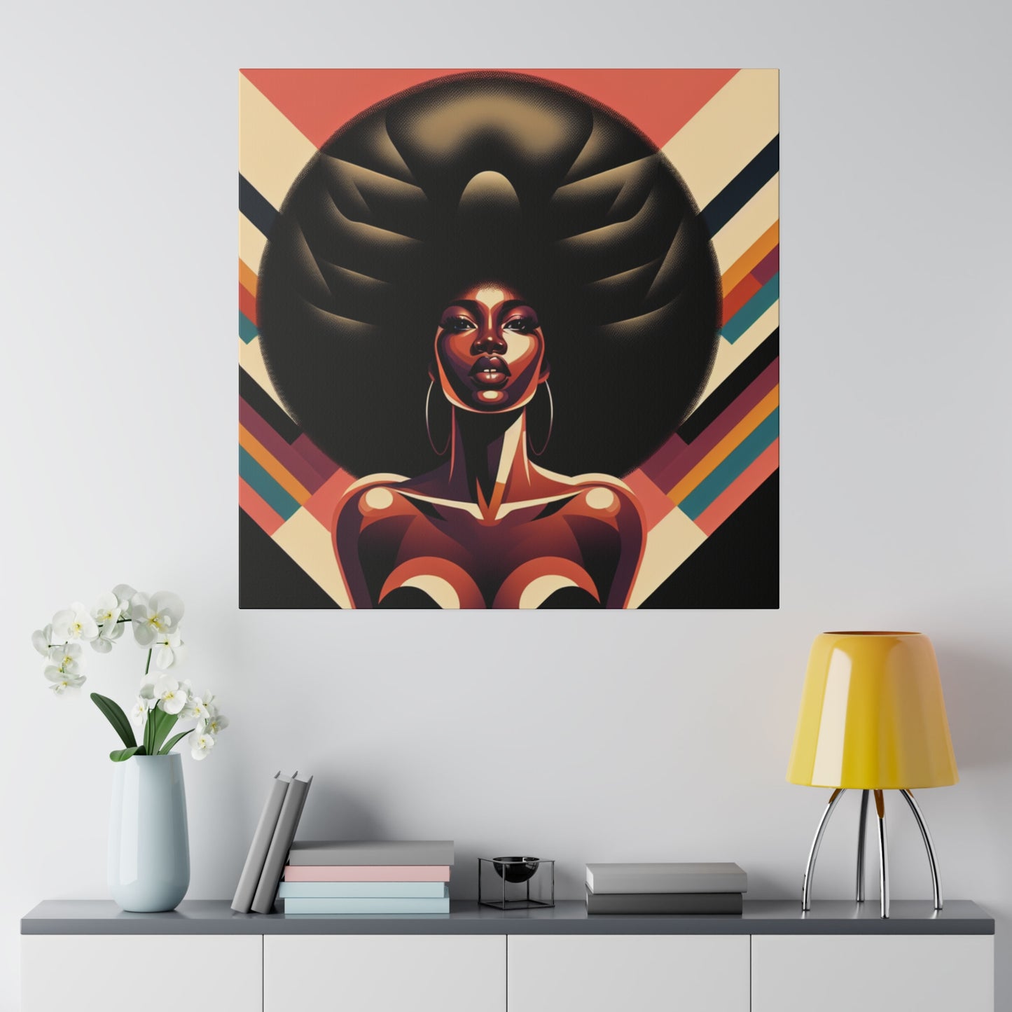 Afro-woman Original Print