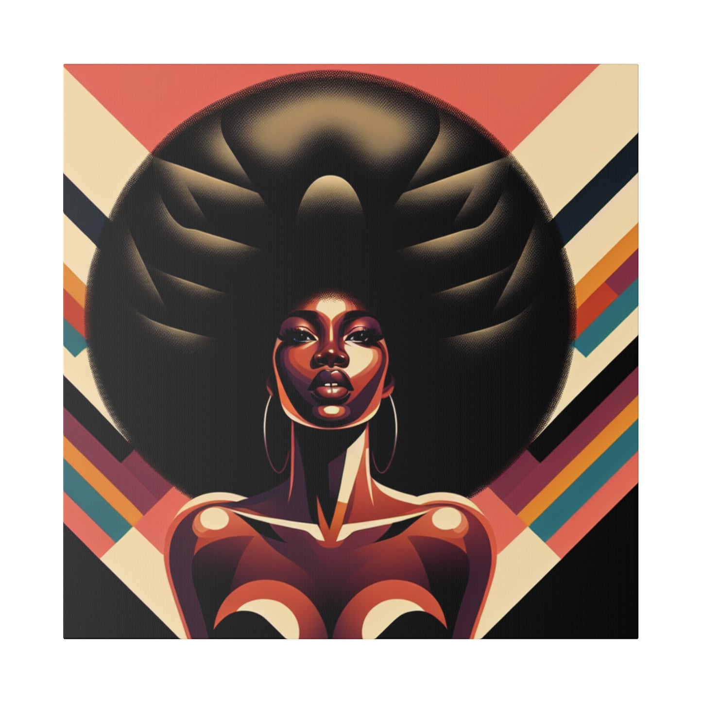 Afro-woman Original Print