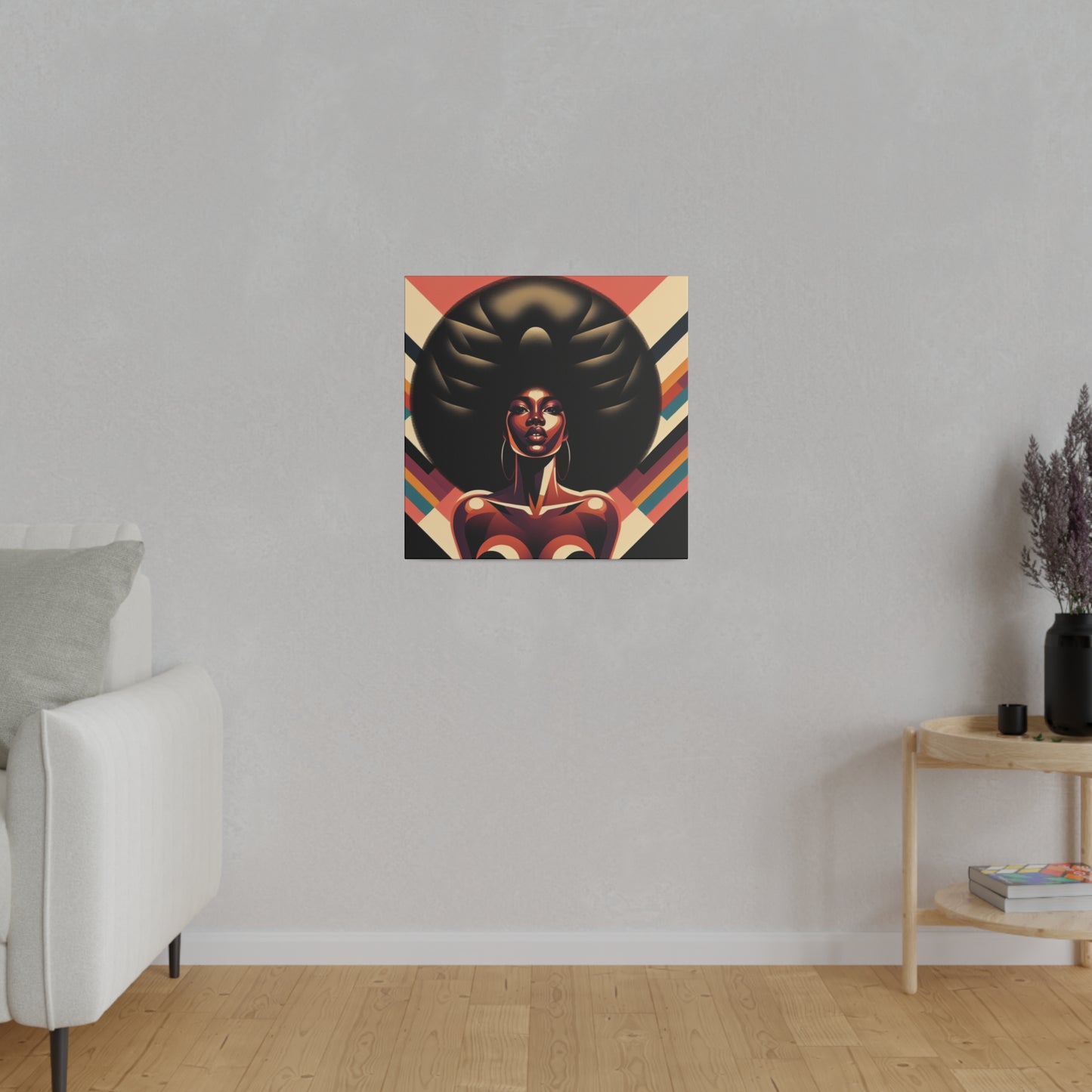 Afro-woman Original Print