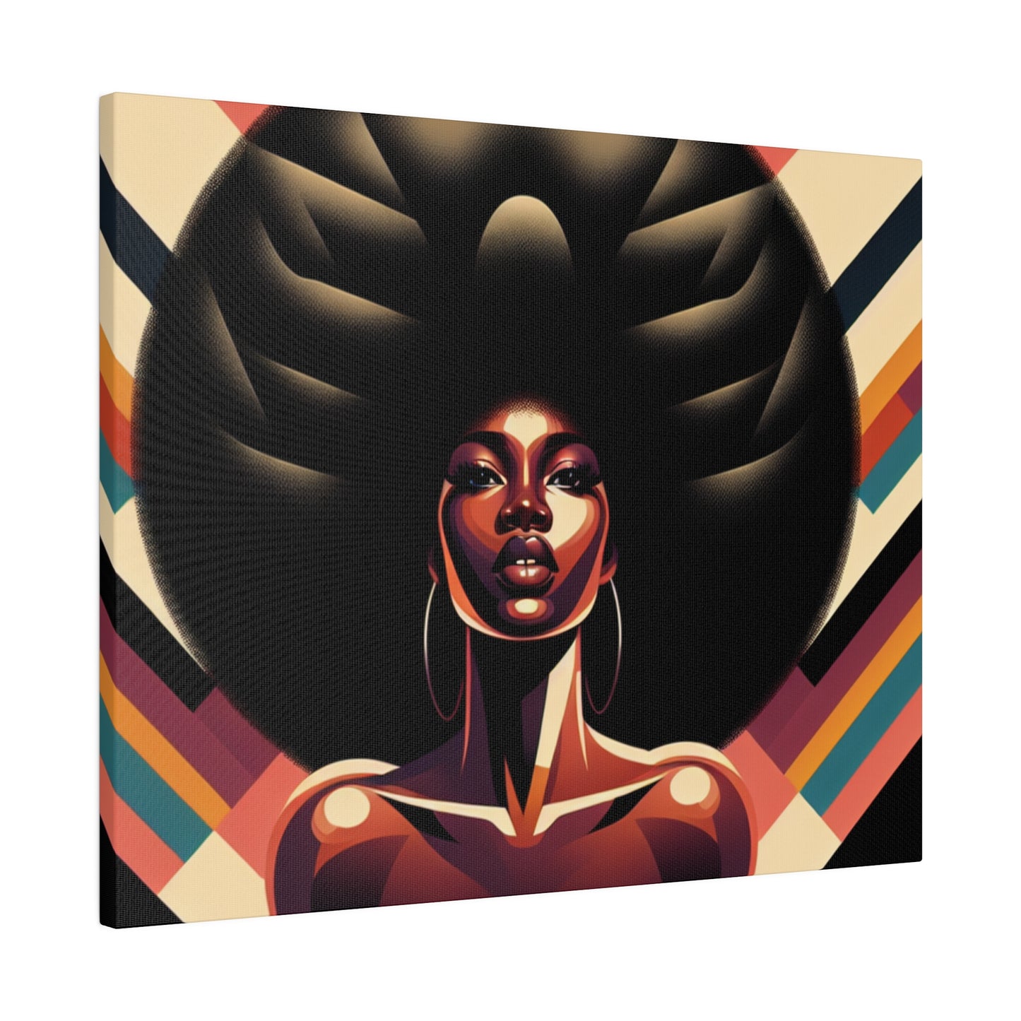 Afro-woman Original Print