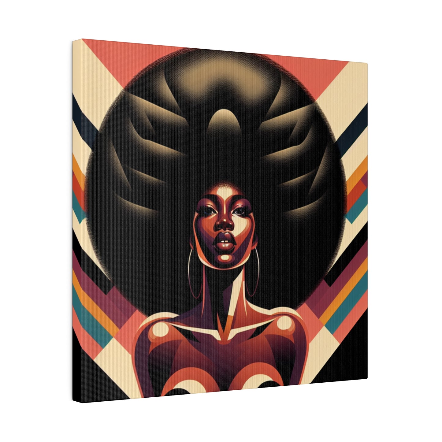 Afro-woman Original Print