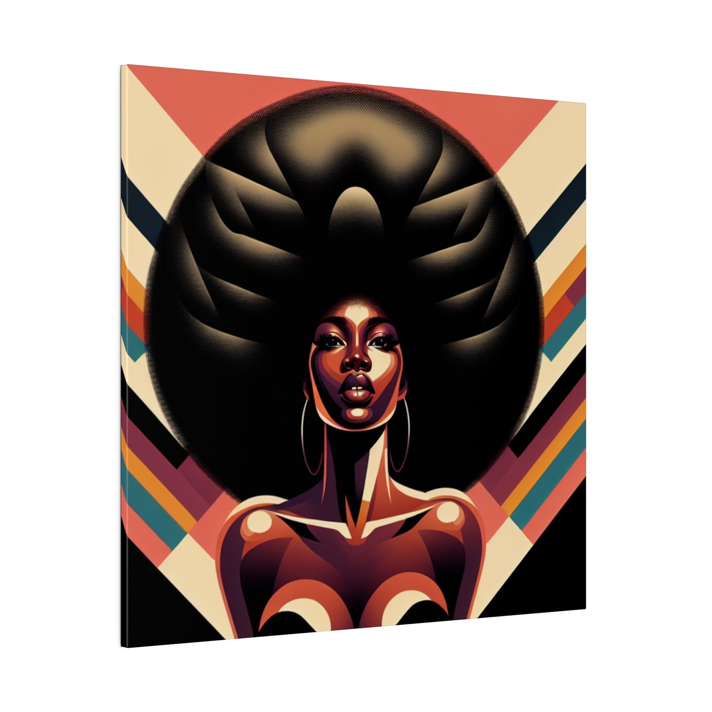 Afro-woman Original Print