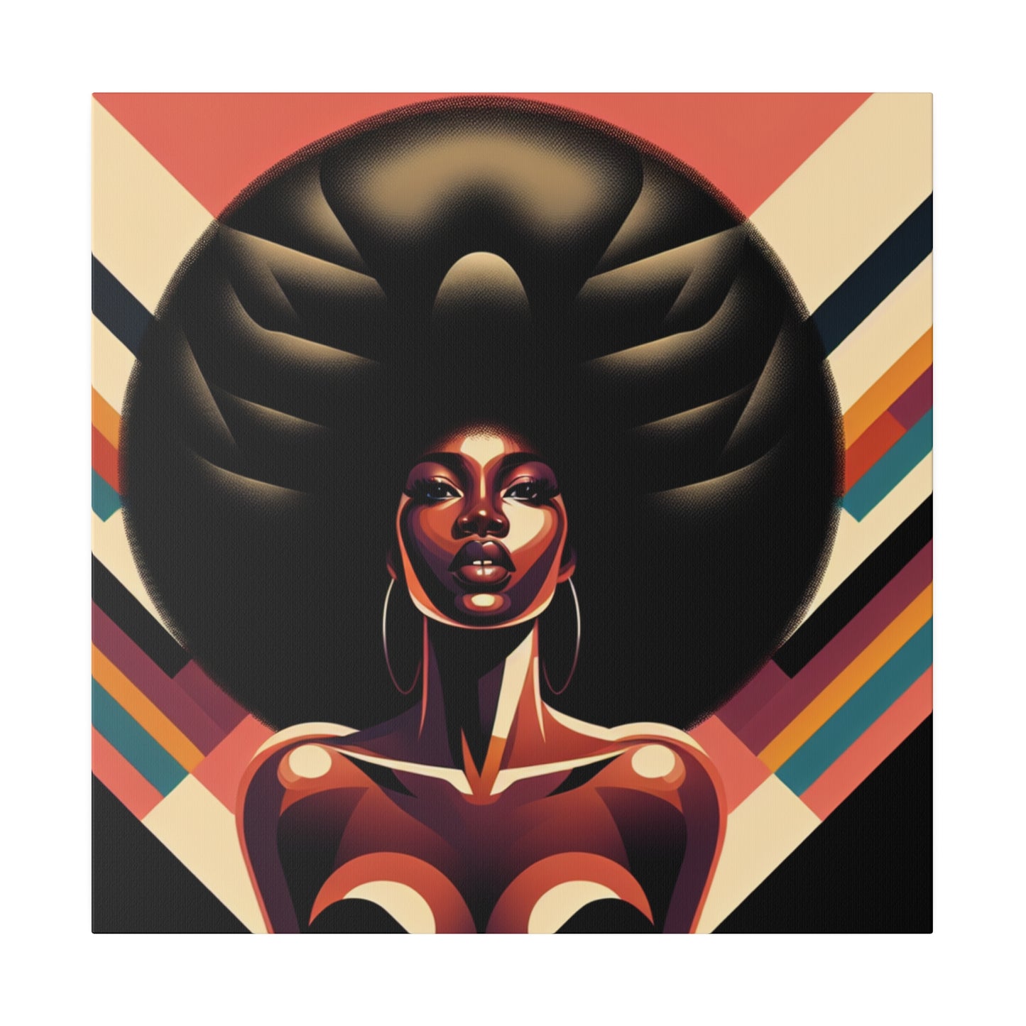 Afro-woman Original Print