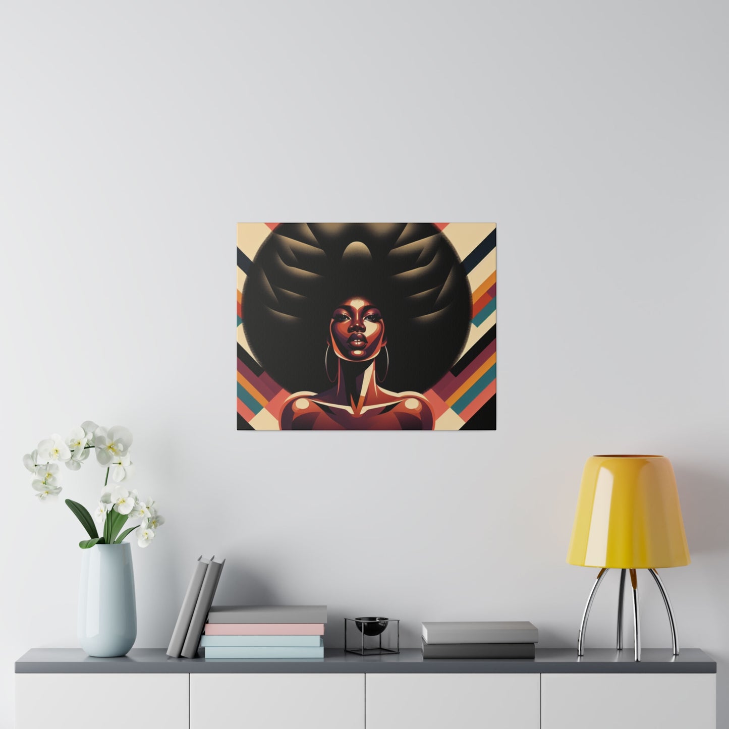 Afro-woman Original Print
