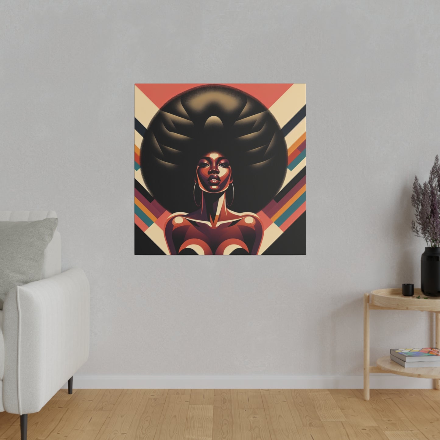 Afro-woman Original Print