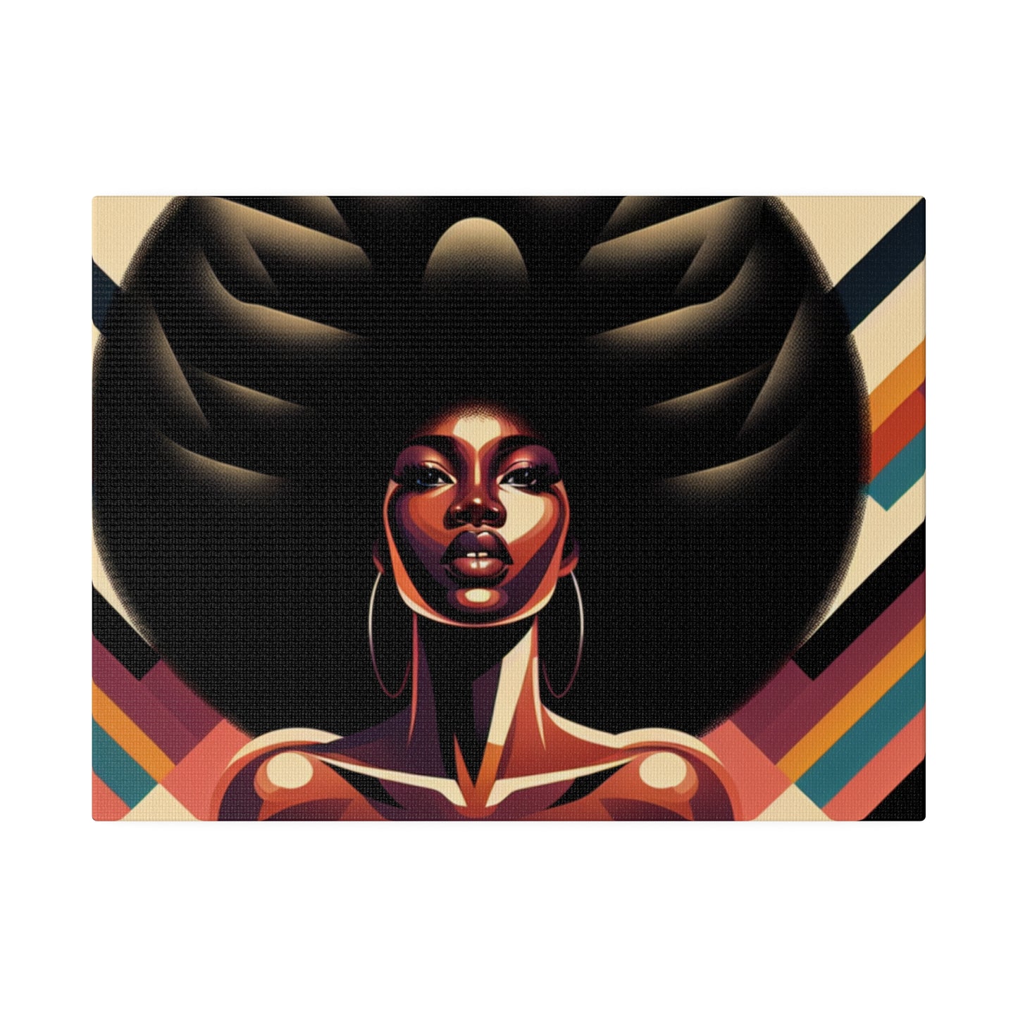 Afro-woman Original Print