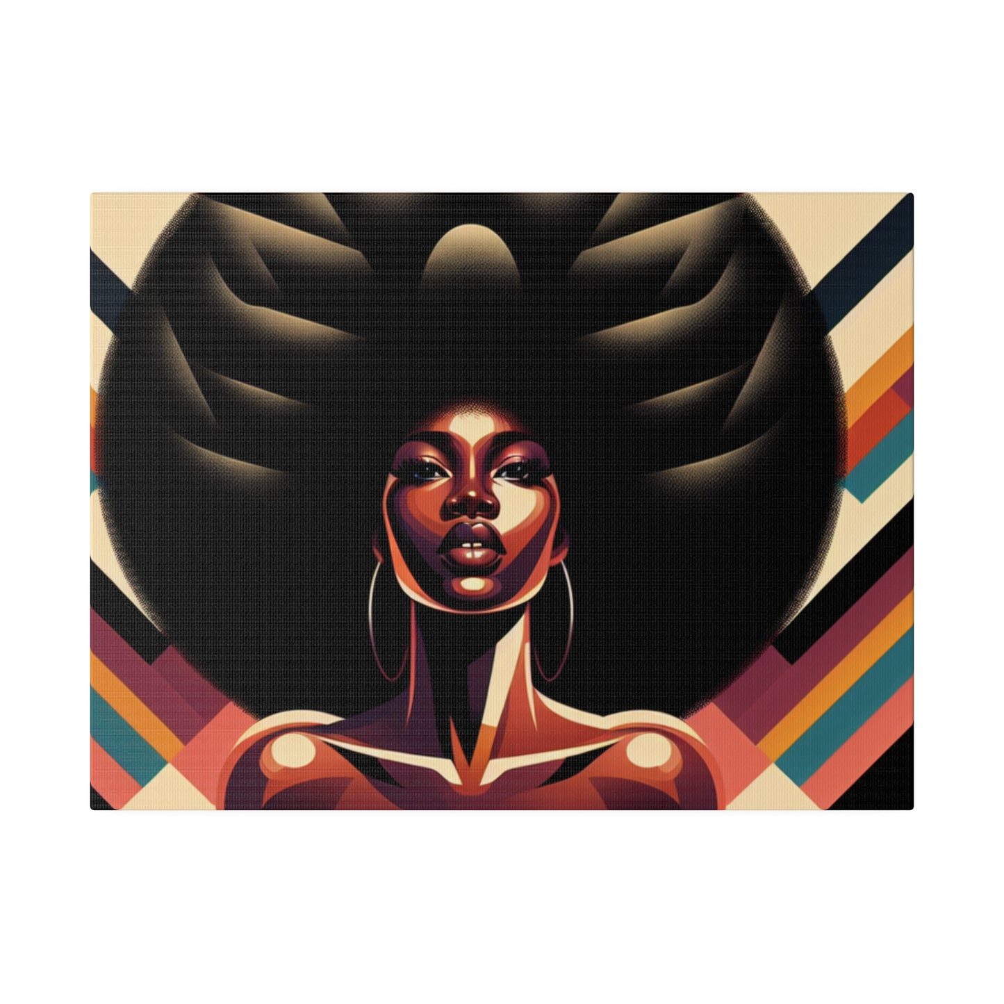 Afro-woman Original Print