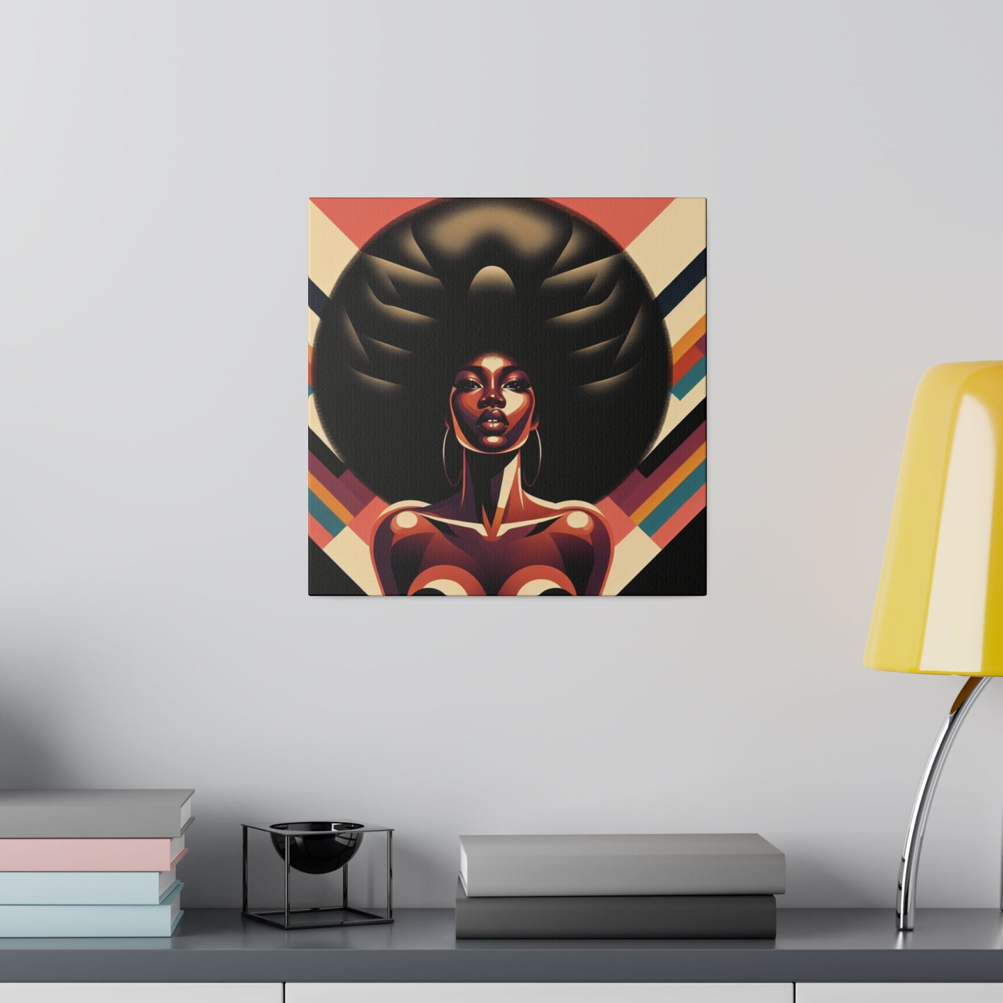 Afro-woman Original Print