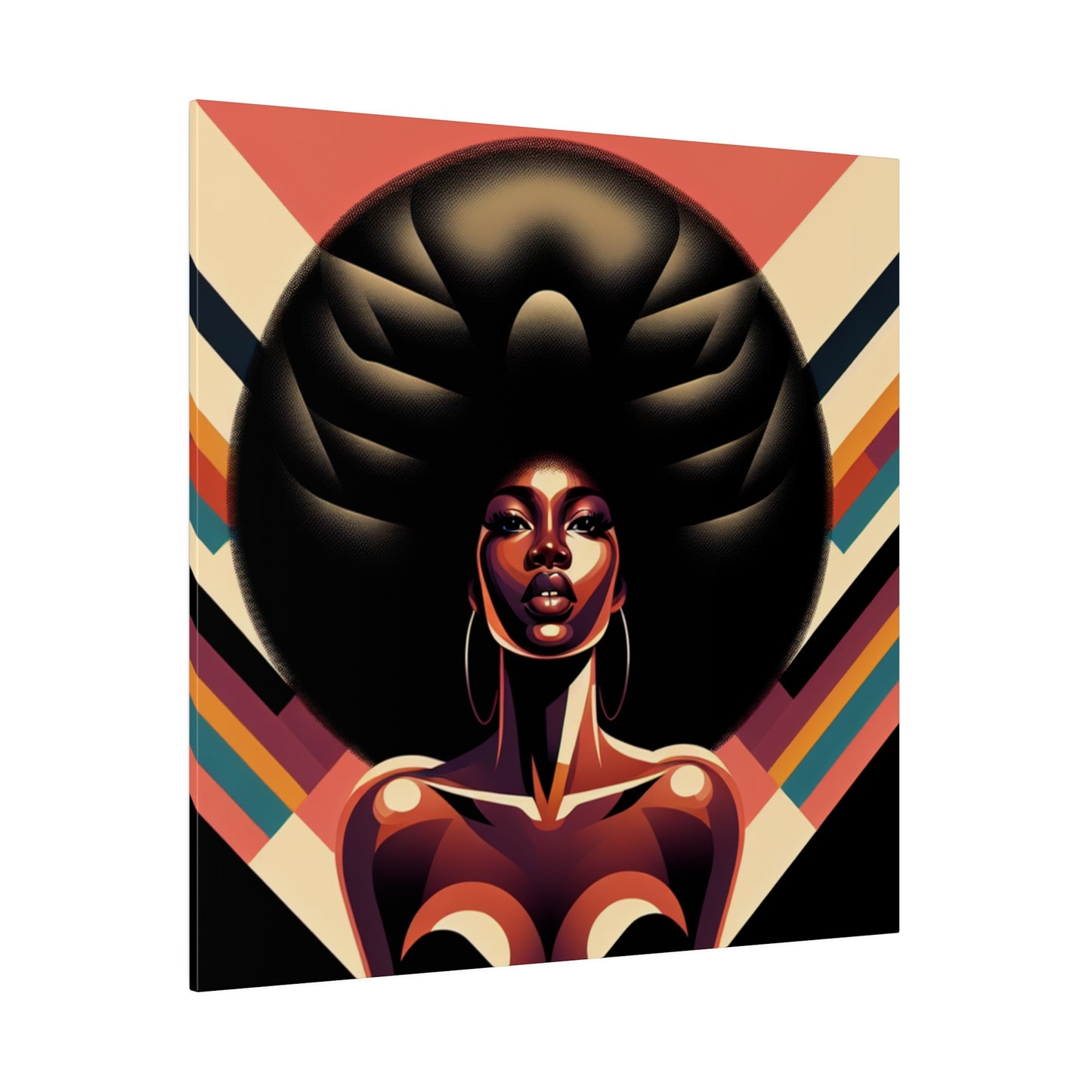 Afro-woman Original Print