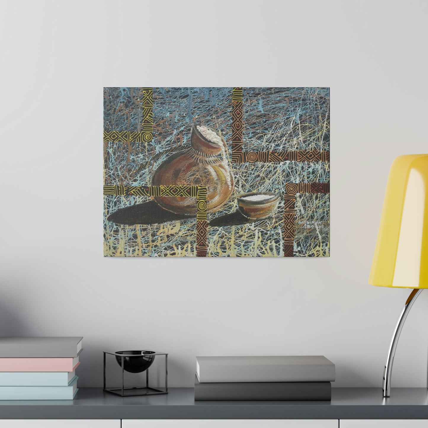 "Keregbe emu" Palm wine gourd limited edition print