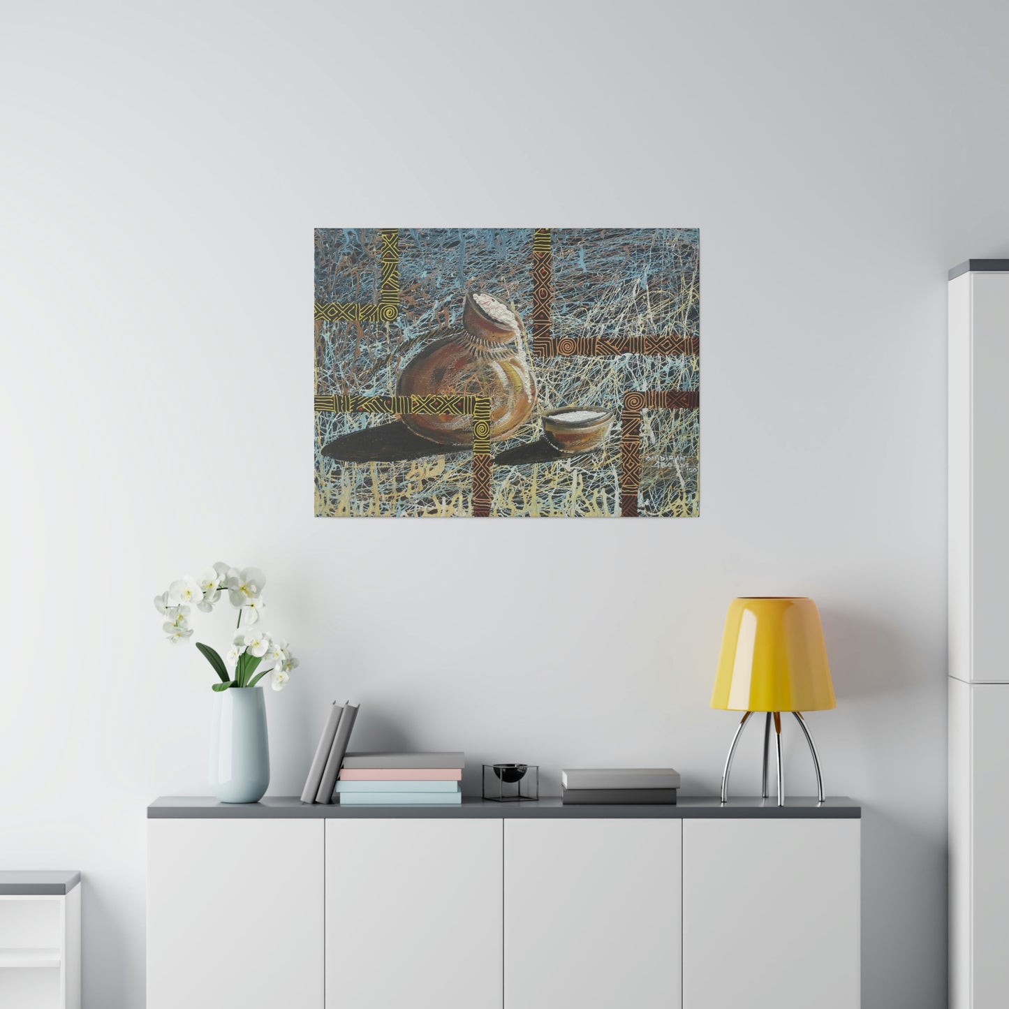 "Keregbe emu" Palm wine gourd limited edition print