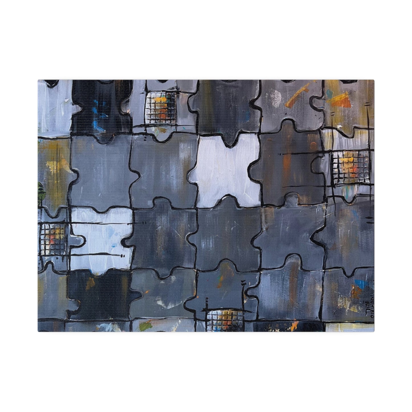 “Puzzle piece” original print