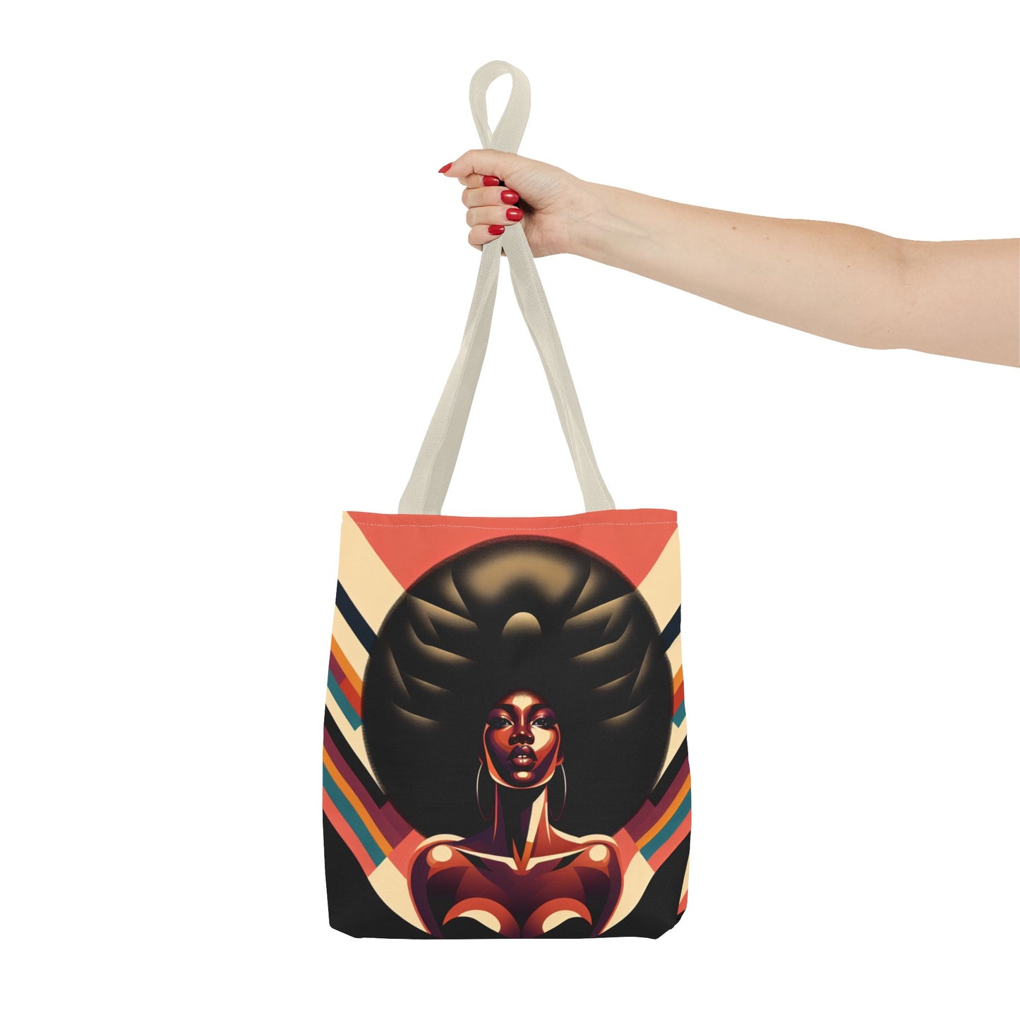 Afro woman Tote Bag