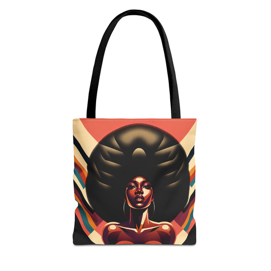 Afro woman Tote Bag