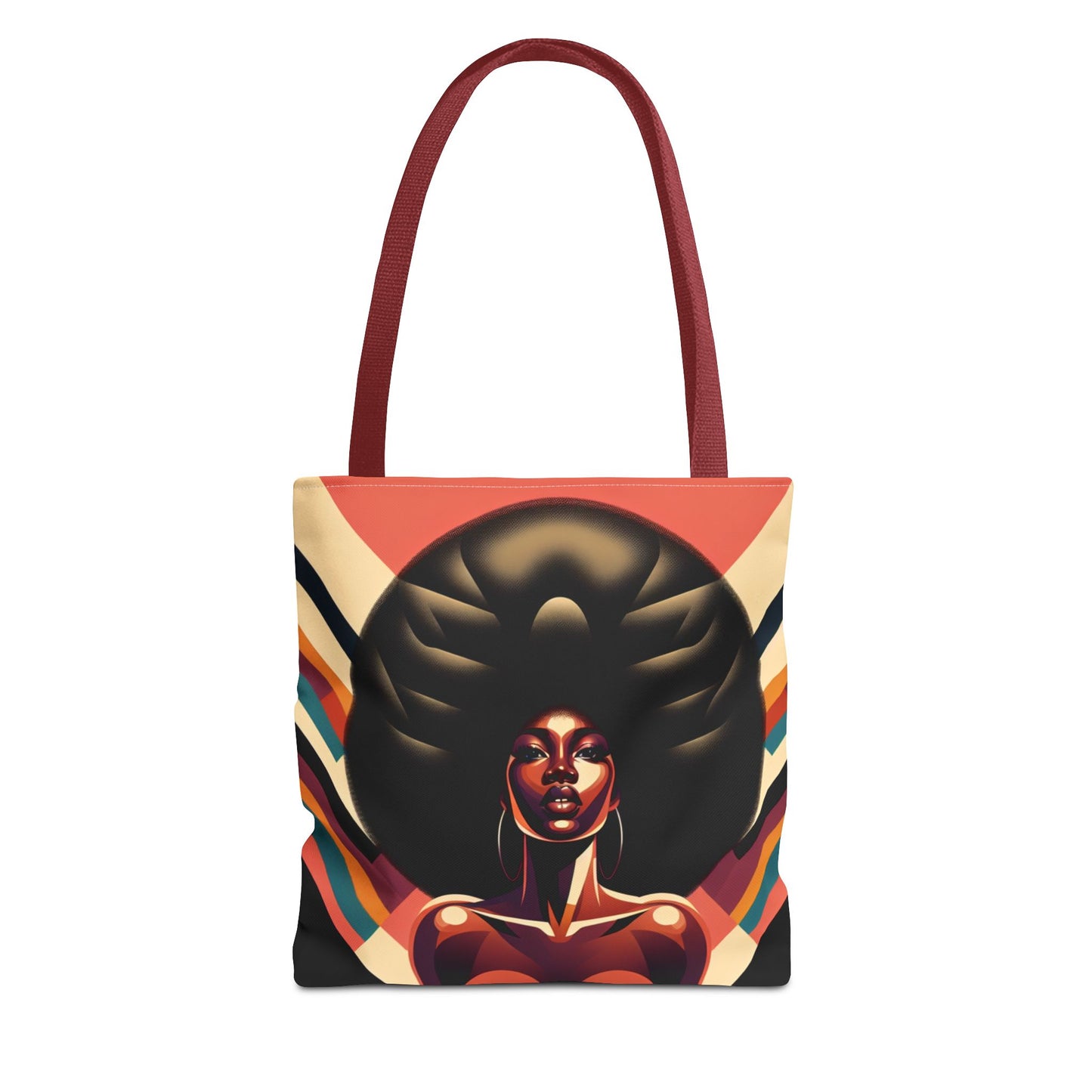 Afro woman Tote Bag