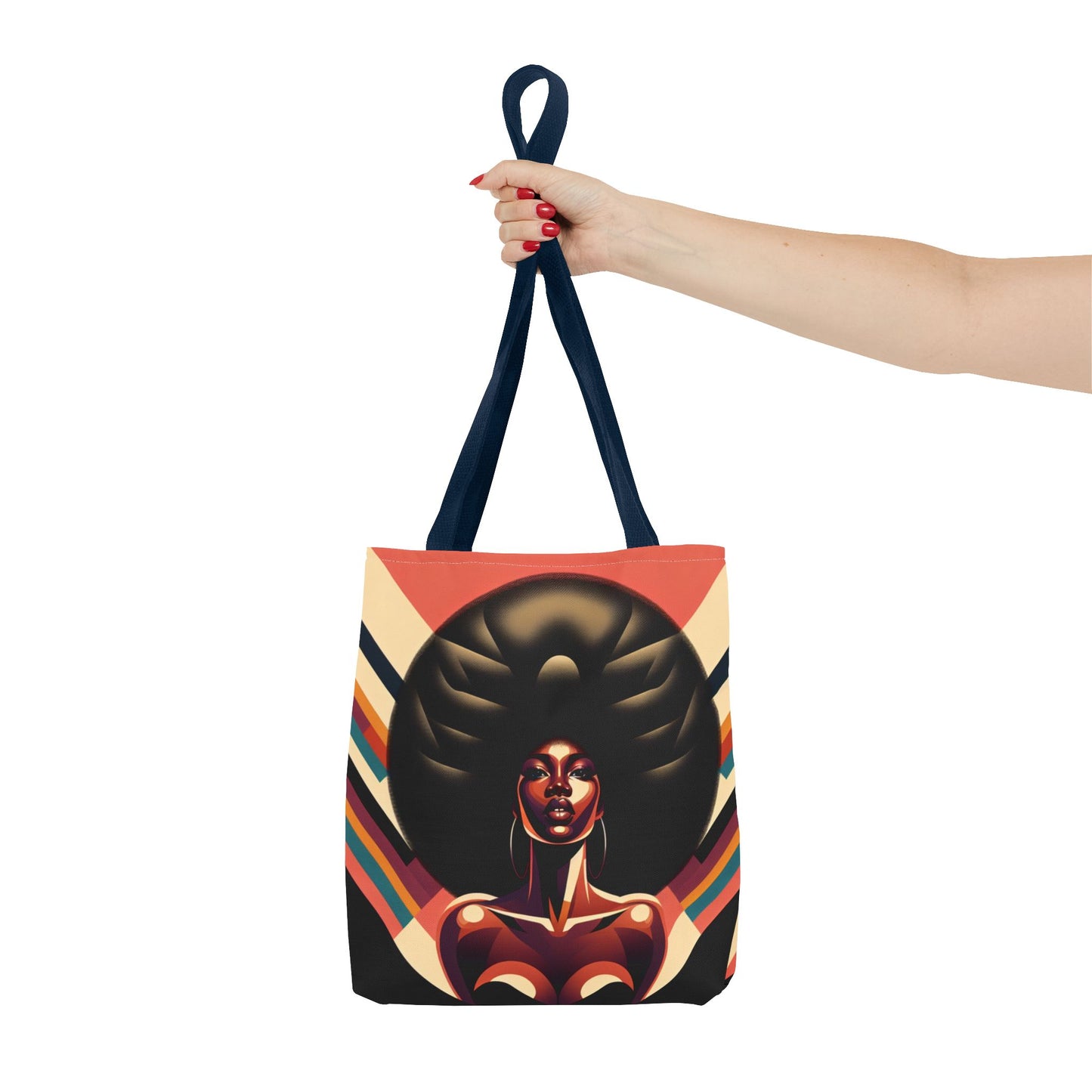 Afro woman Tote Bag