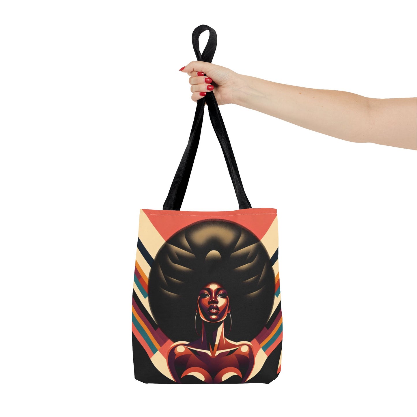 Afro woman Tote Bag