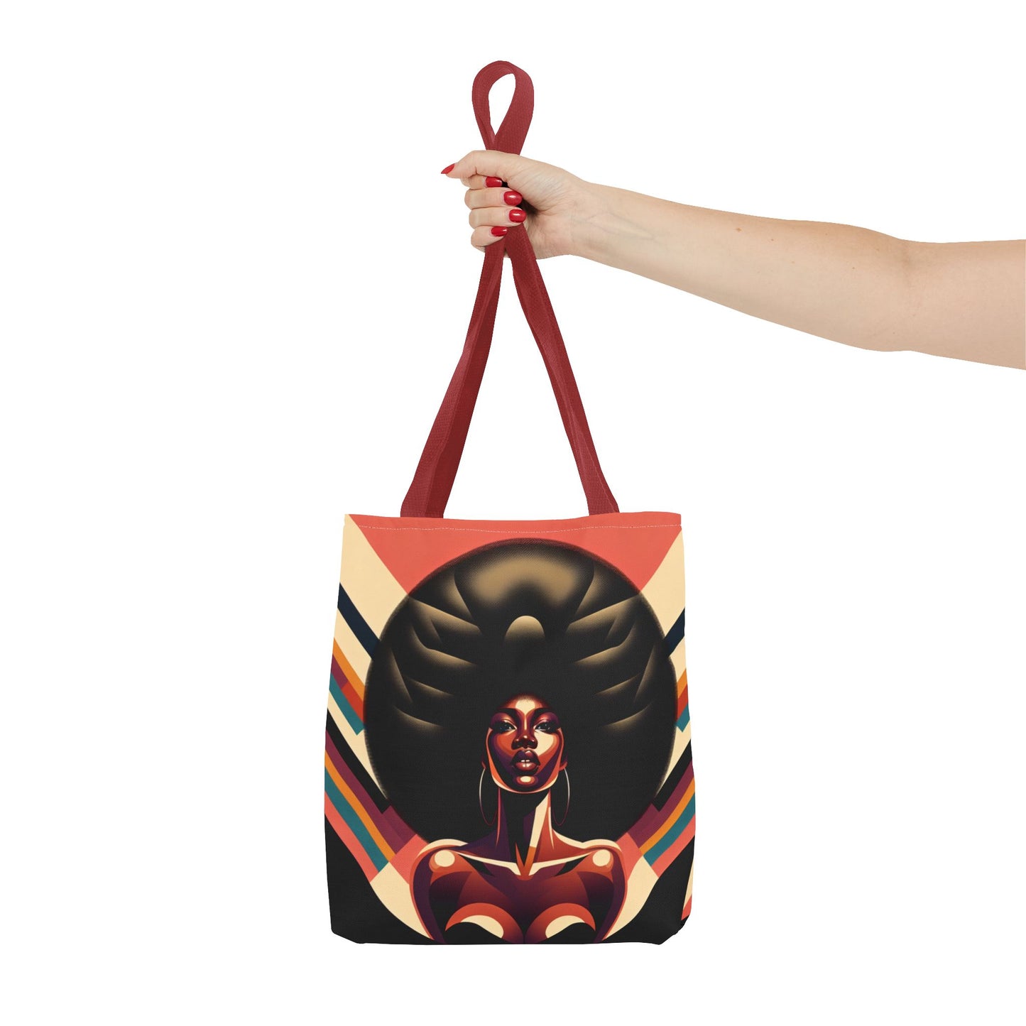 Afro woman Tote Bag