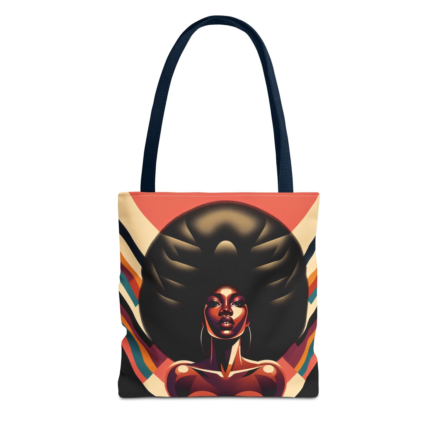 Afro woman Tote Bag