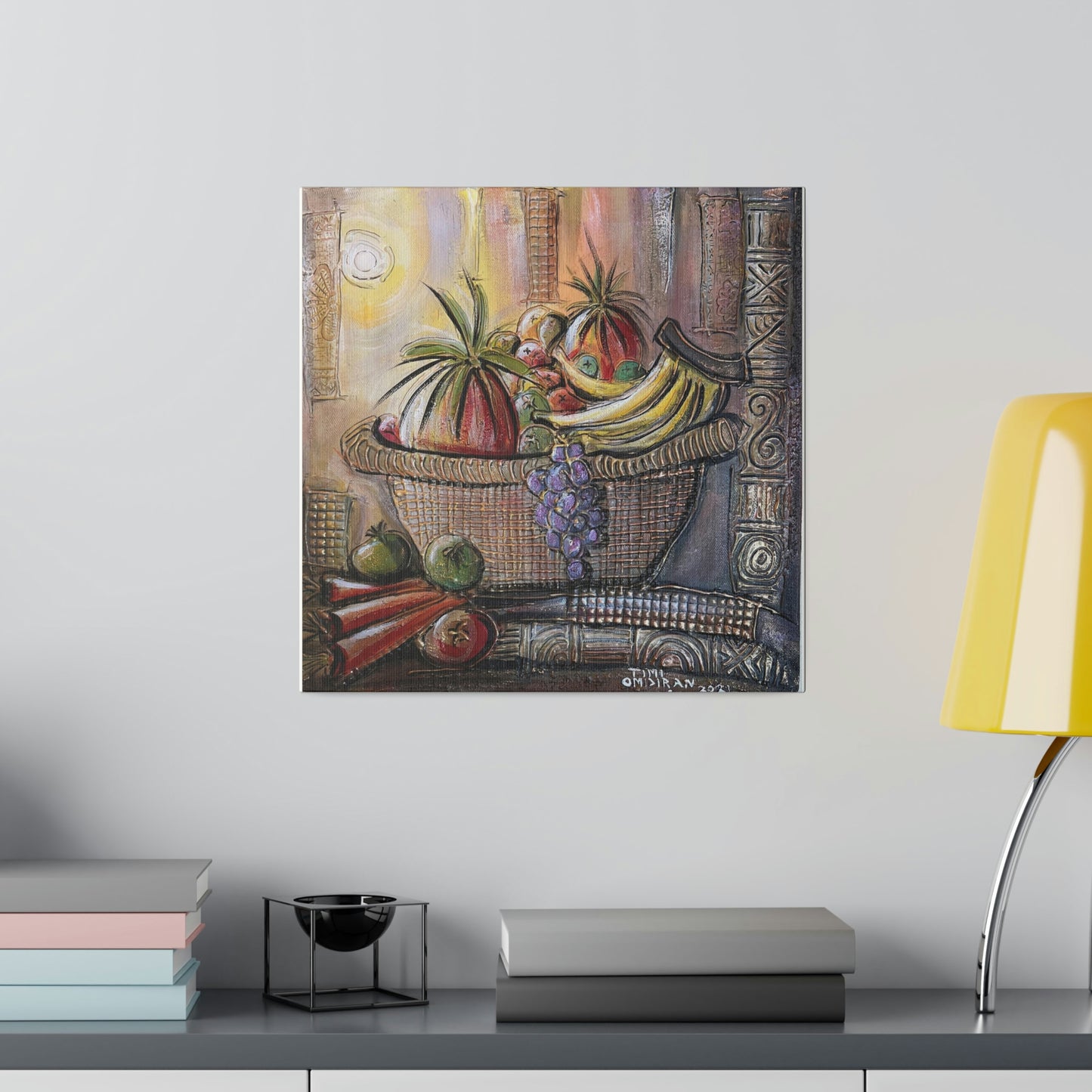 "Fruit basket painting" Limited edition print