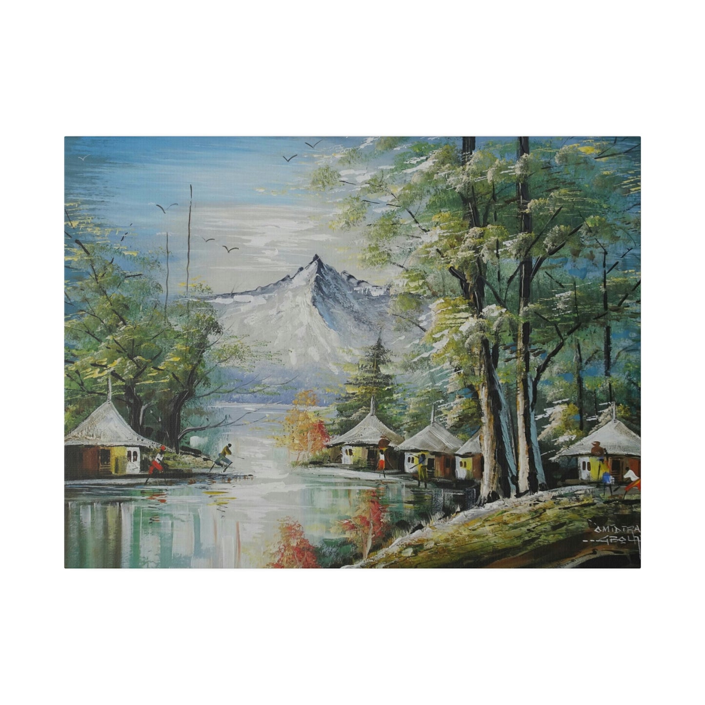 “Houses by the river” limited edition print