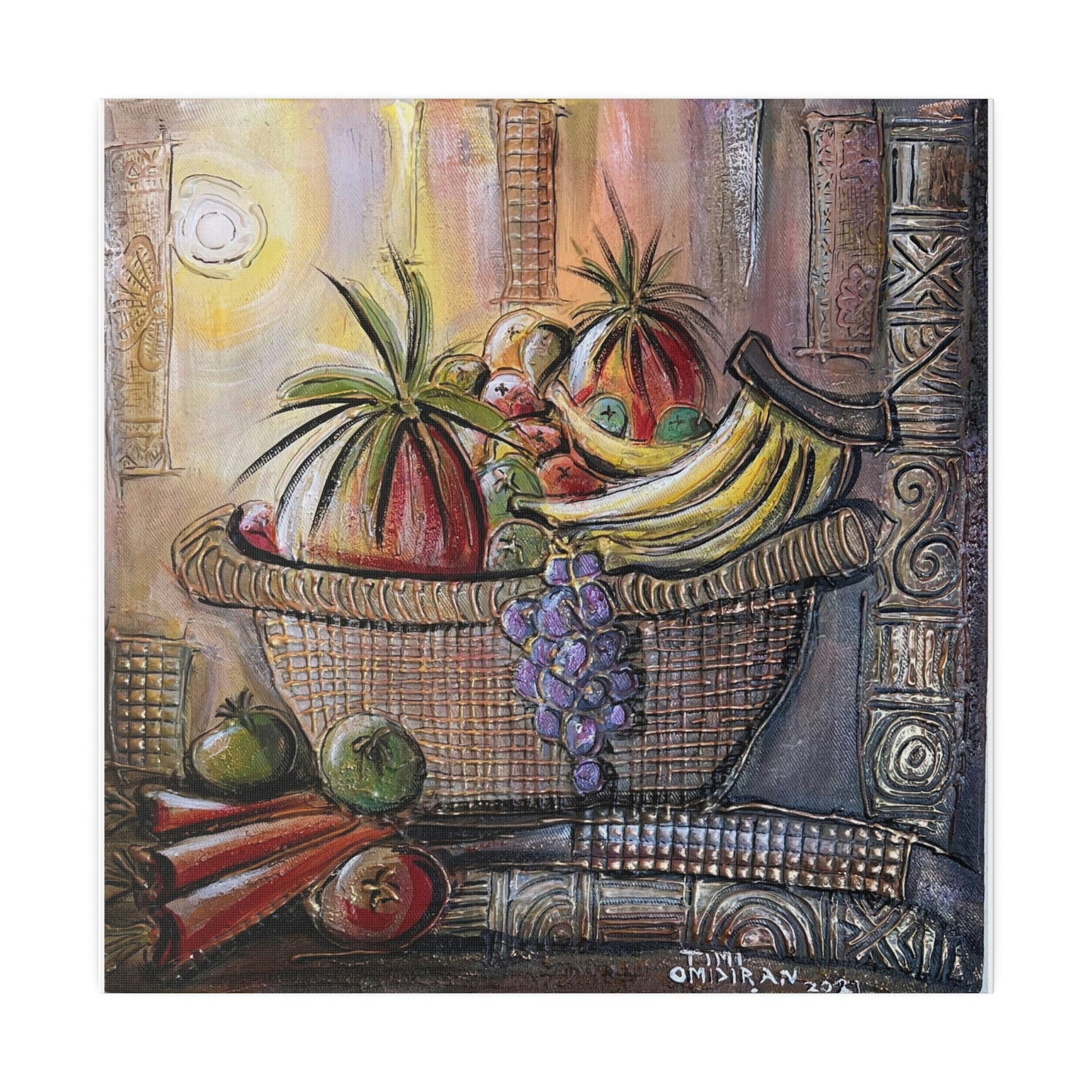 "Fruit basket painting" Limited edition print