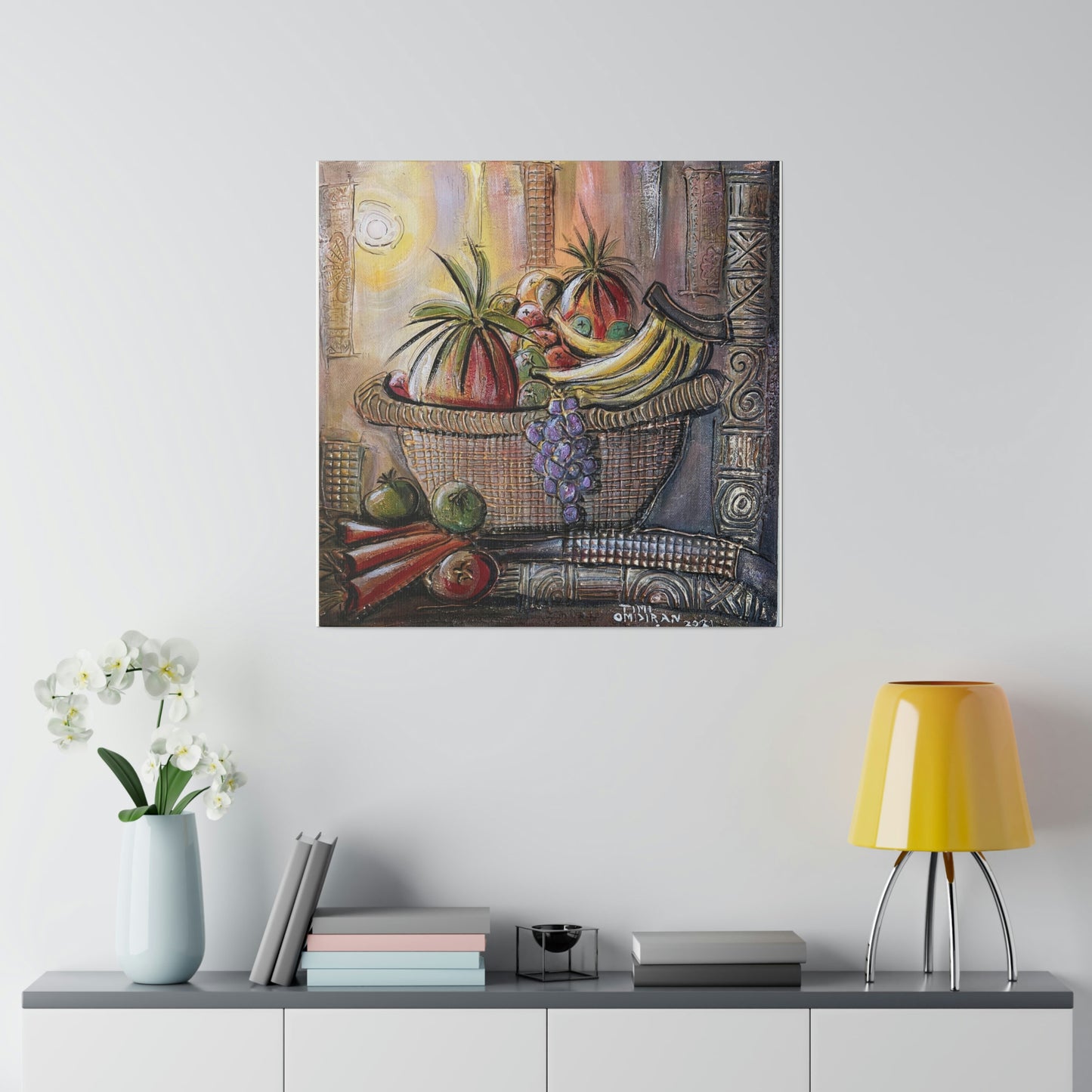 "Fruit basket painting" Limited edition print