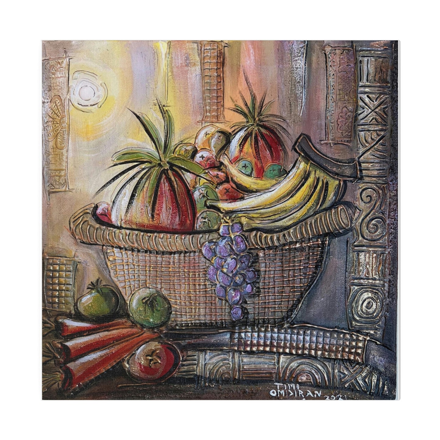 "Fruit basket painting" Limited edition print