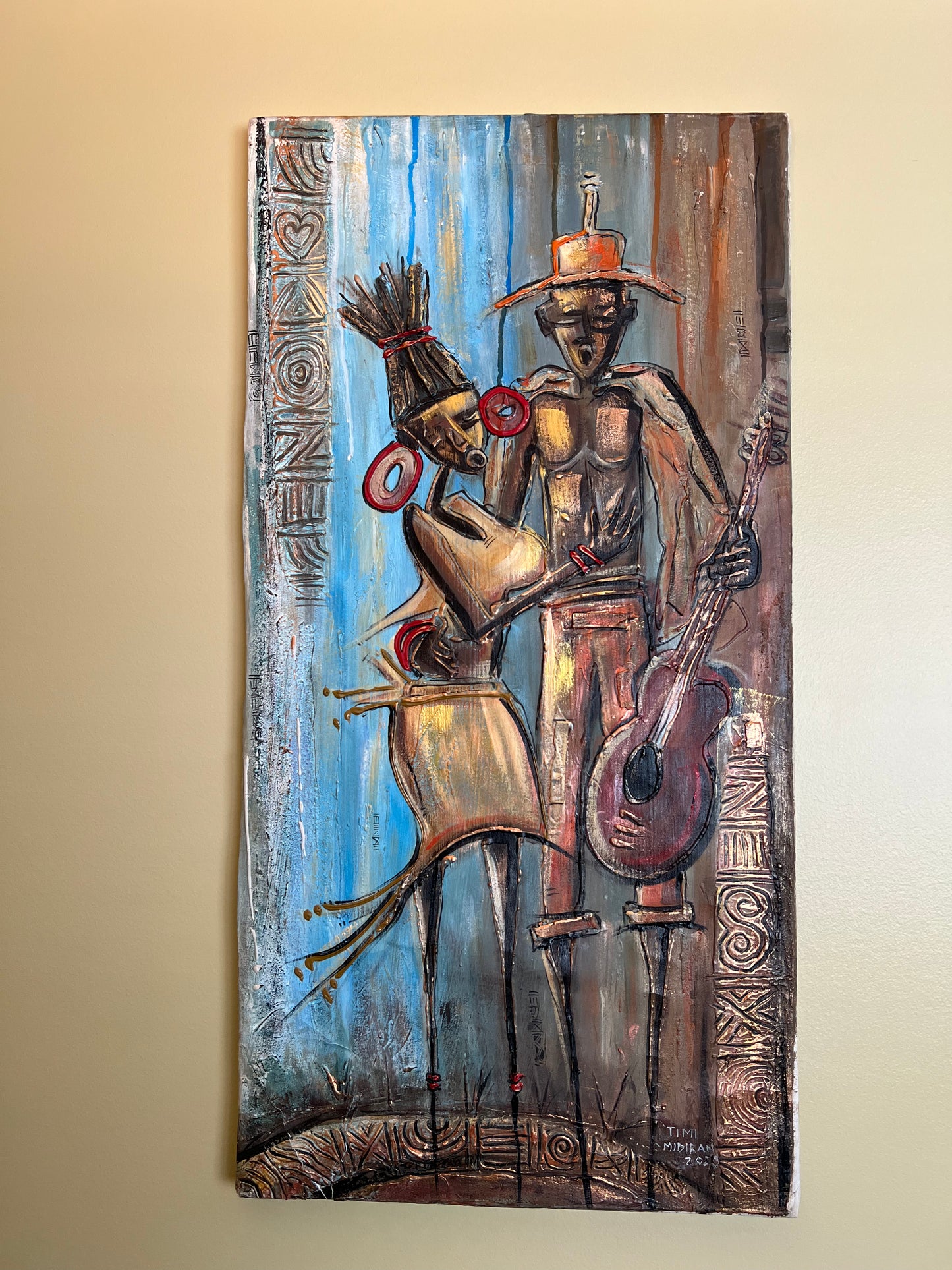 “Nomadic lovers” original painting